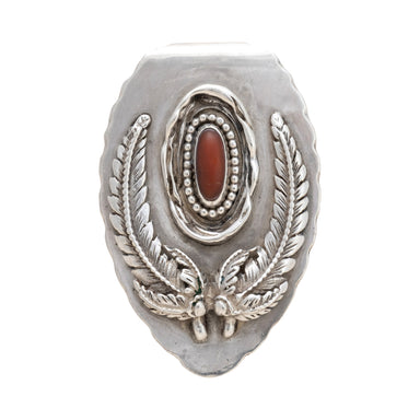 Southwest Coral Pendant, Jewelry, Necklace, Native