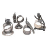 Four Victorian Silverplate Figural Napkin Rings, Furnishings, Kitchen, Other