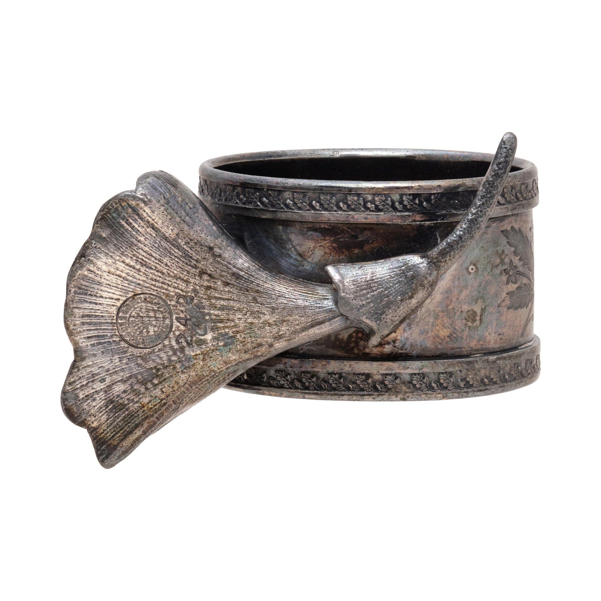 Three Victorian Figural Silverplate Napkin Rings