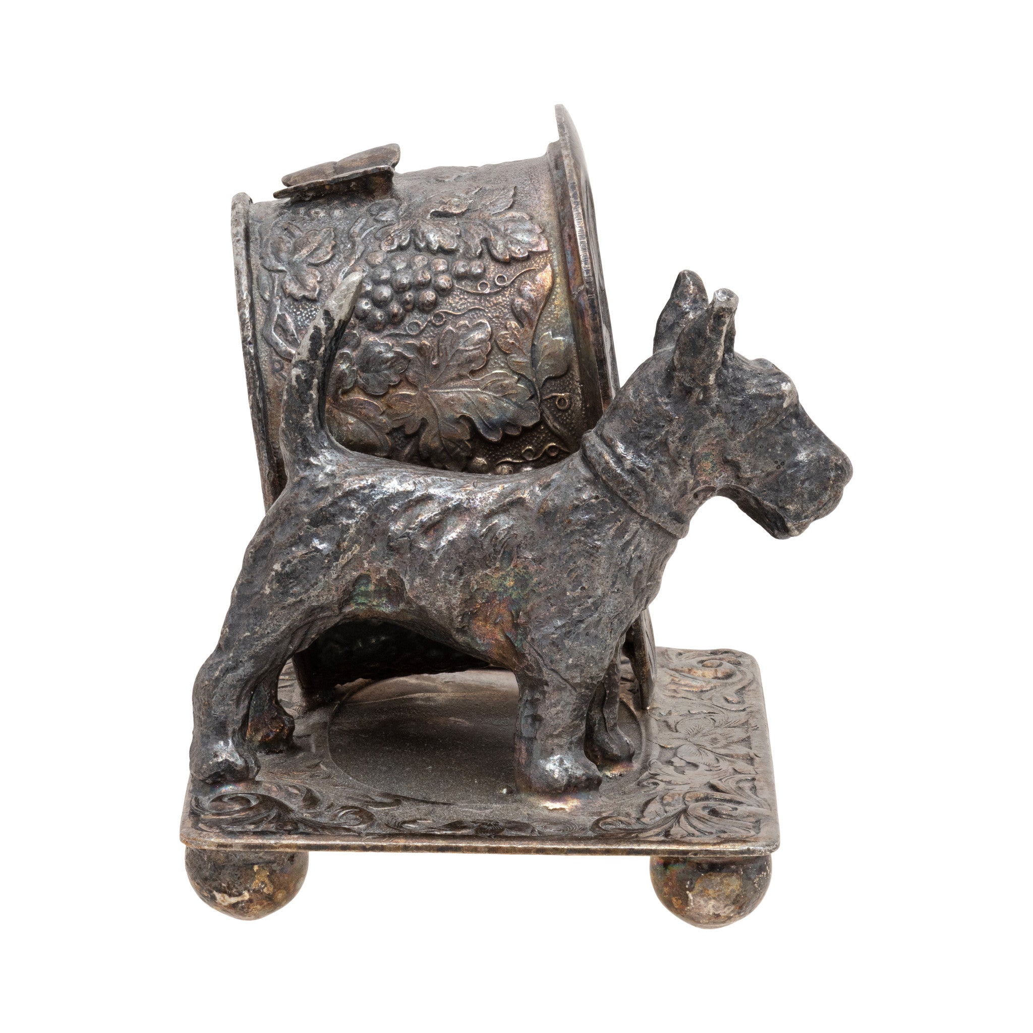 Two Victorian Figural Silverplate Napkin Rings