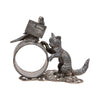 Two Victorian Figural Silverplate Napkin Rings