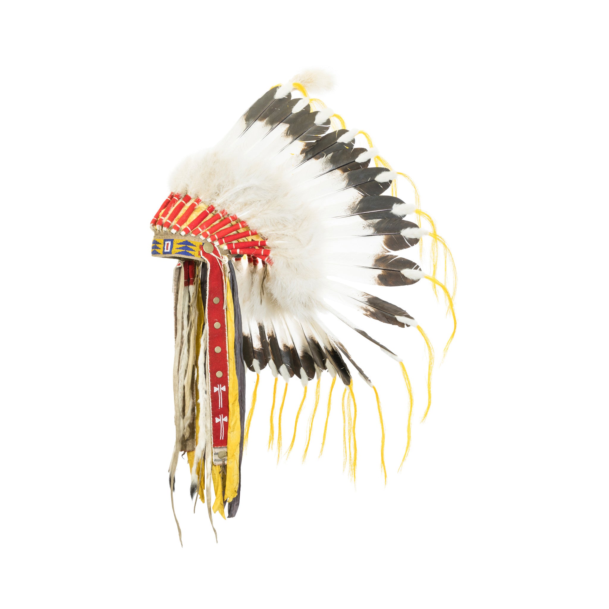 Sahnish (Arikara) Style Headdress, Native, Head Piece, Headdress