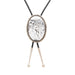 Navajo White Buffalo Turquoise Bolo, Jewelry, Bolo Necktie, Native