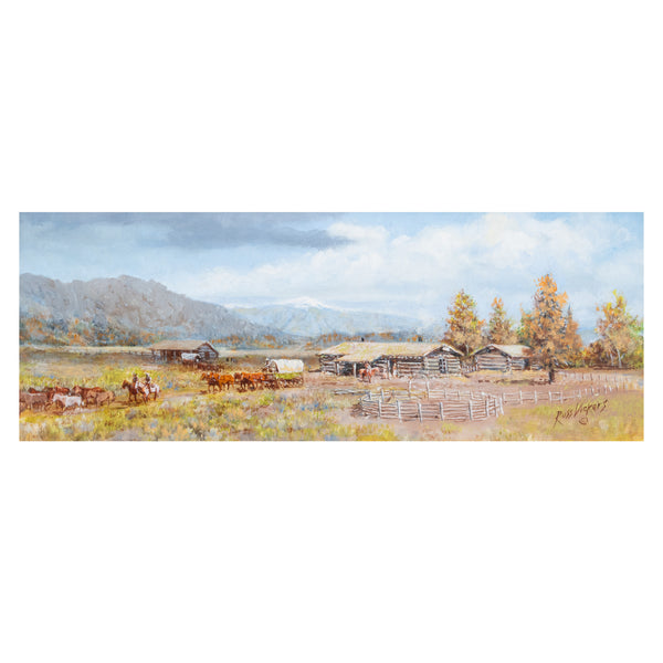 Original Oil by Russ Vickers, Fine Art, Painting, Western