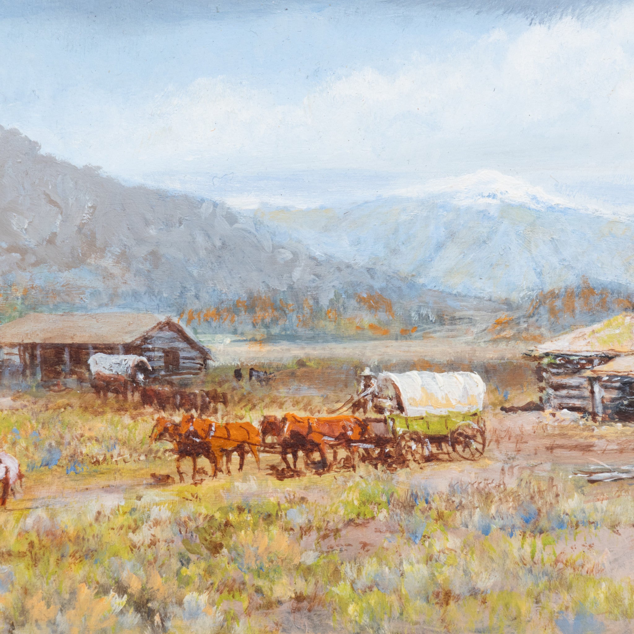 "On Their Way West" by Russ Vickers