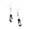 Navajo White Buffalo Turquoise Earrings, Jewelry, Earrings, Native