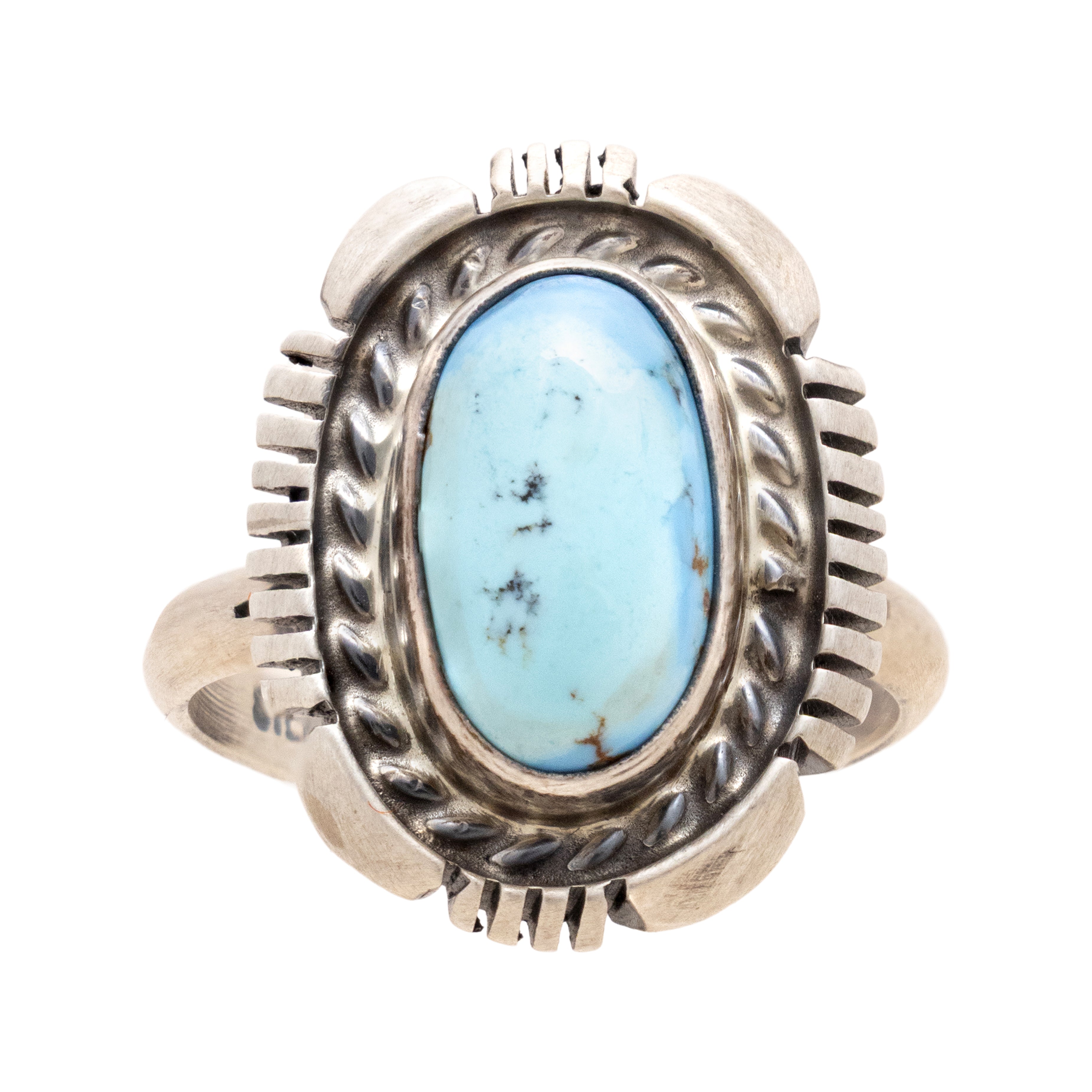 Navajo Golden Hill Turquoise Ring