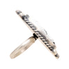 Navajo White Buffalo Turquoise Ring