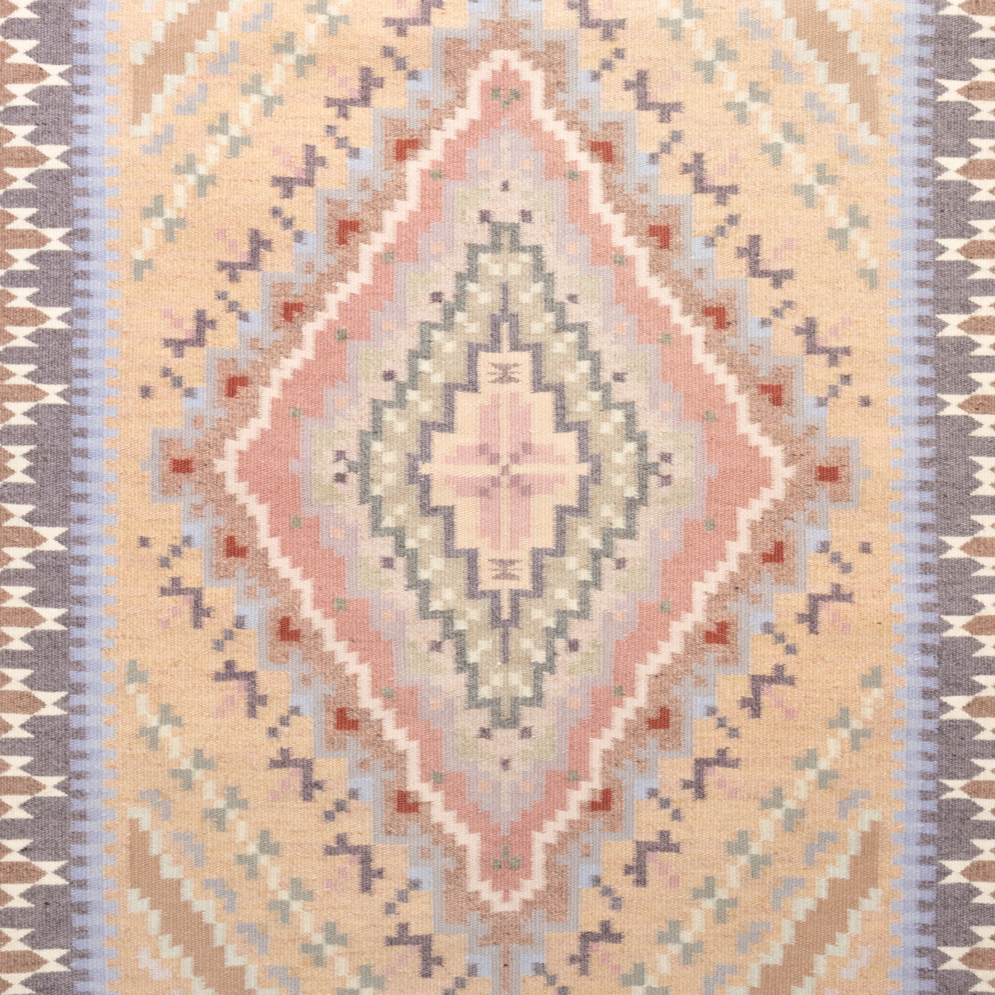 Navajo Burntwater Weaving by Laverne Van Winkle