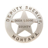 Deputy Sheriff Deer Lodge Montana Badge, Western, Law Enforcement, Badge