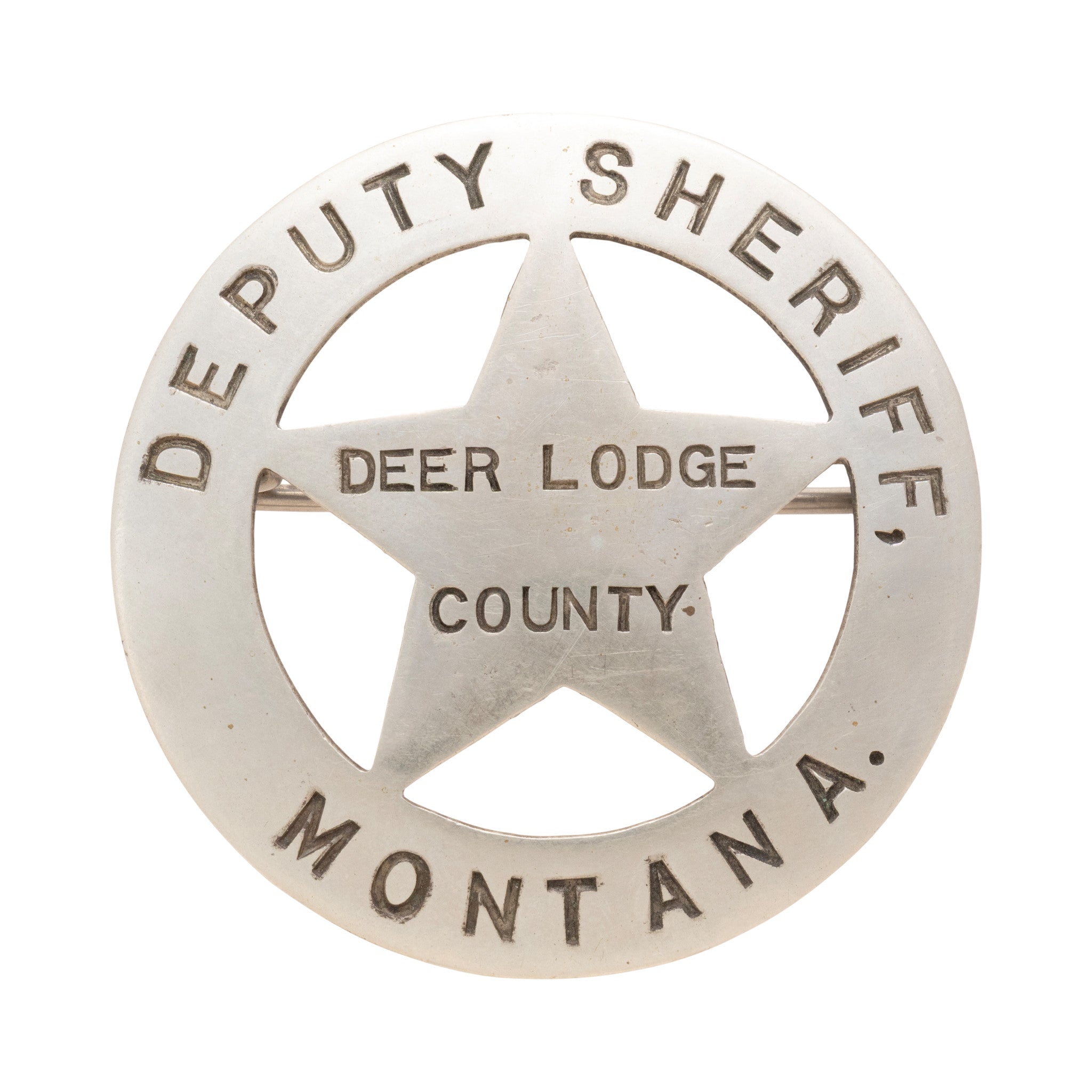 Deputy Sheriff Deer Lodge Montana Badge, Western, Law Enforcement, Badge