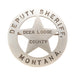 Deputy Sheriff Deer Lodge Montana Badge, Western, Law Enforcement, Badge