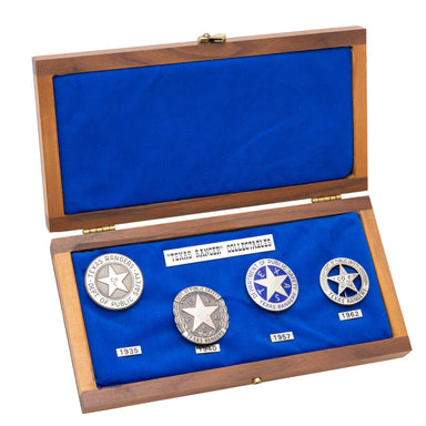 Cased Rangers Badge Collection, Western, Law Enforcement, Badge