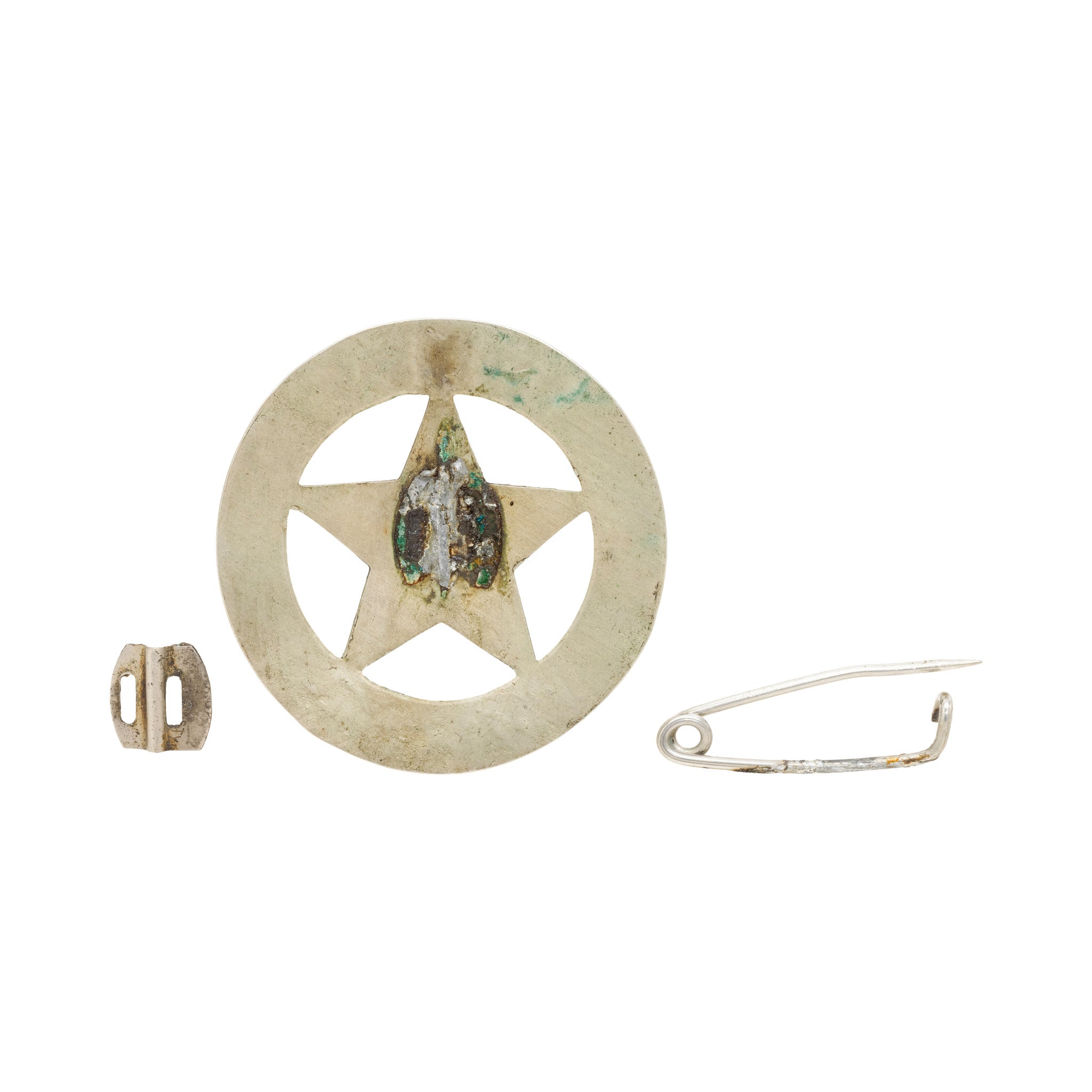 Large Indian Police No. 8 Badge