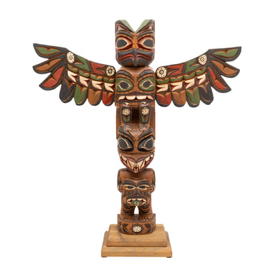 Nuu-chah-Nulth Totem by Eric Williams, Native, Carving, Totem Pole