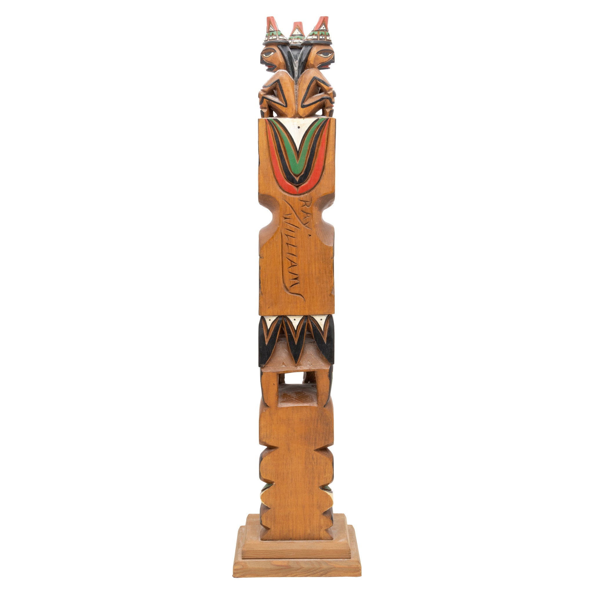 Ditidaht/Nuu-Cha-Nulth Totem by Raymond Williams