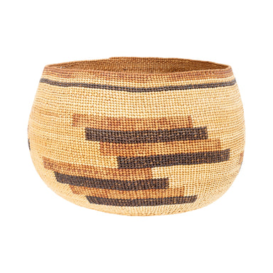 Hupa/Yurok Basketry Bowl, Native, Basketry, Vertical