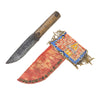 "Takes Alive" Family Knife Sheath and Knife, Native, Weapon, Knife