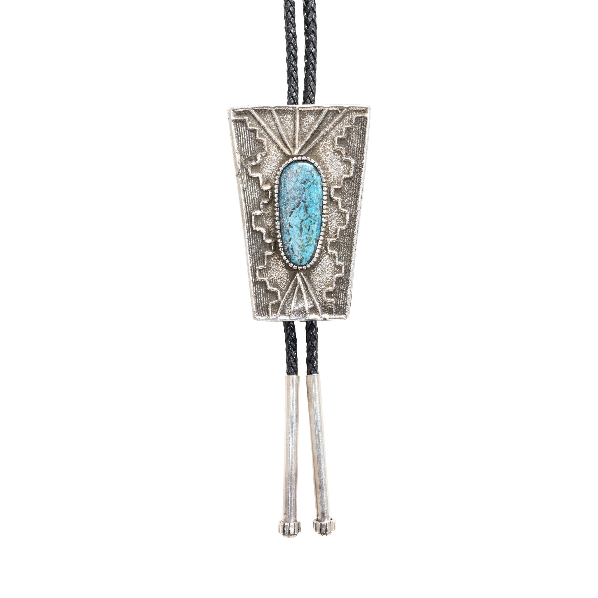 Navajo Turquoise Bolo Tie, Jewelry, Bolo Necktie, Native