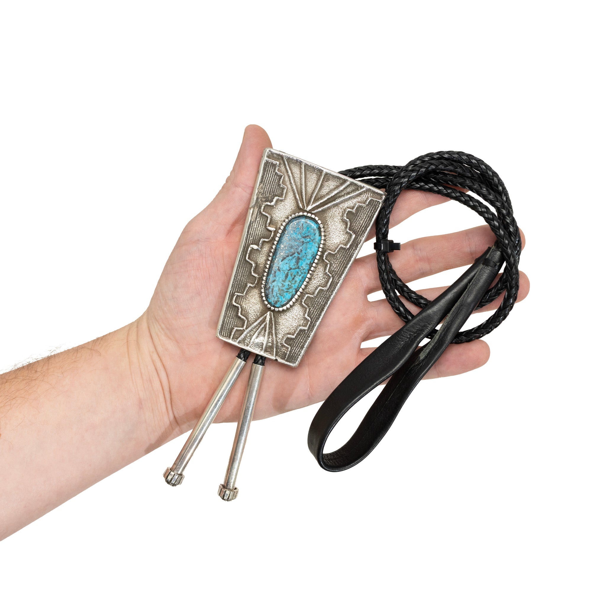 Navajo Turquoise Bolo Tie