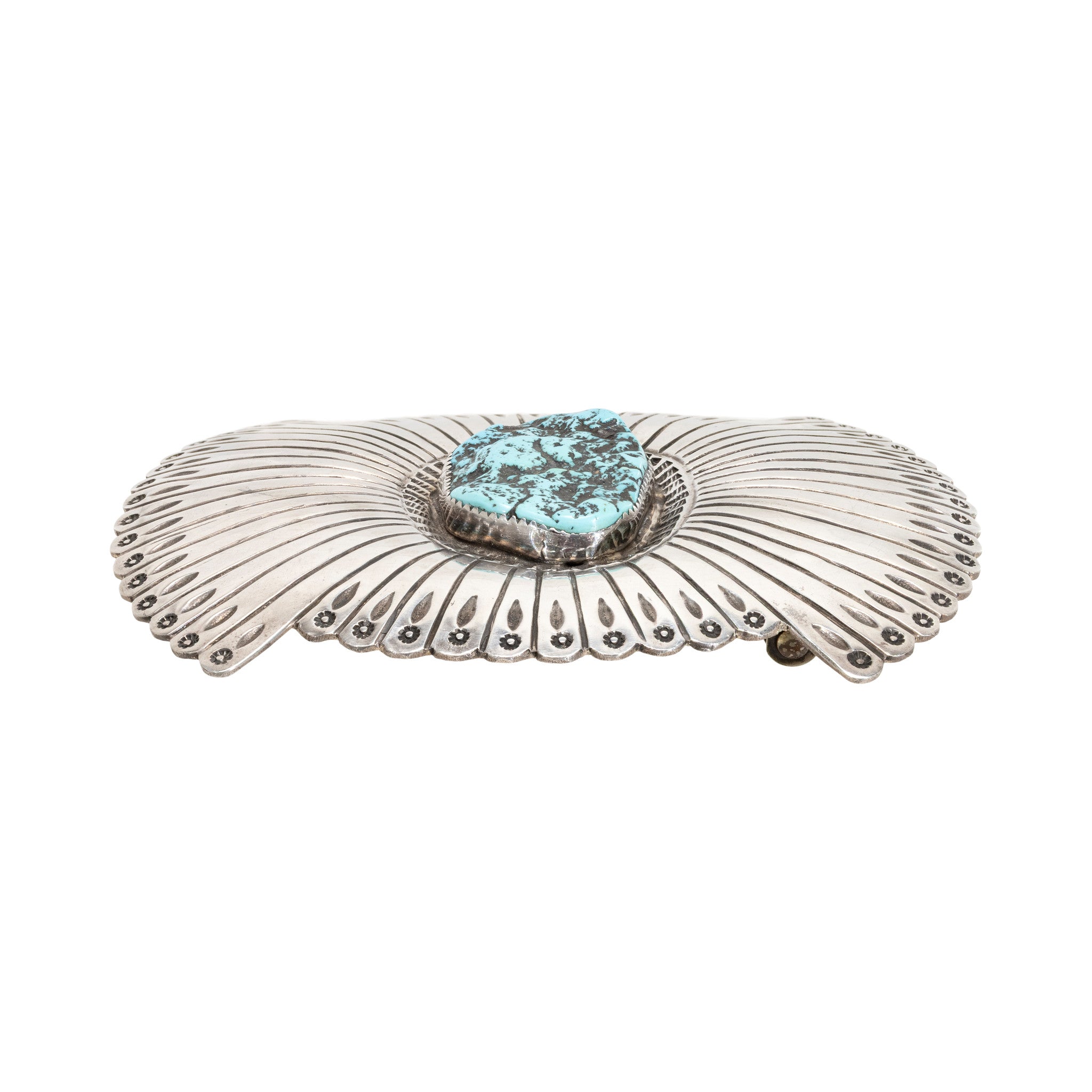 Navajo Turquoise Belt Buckle