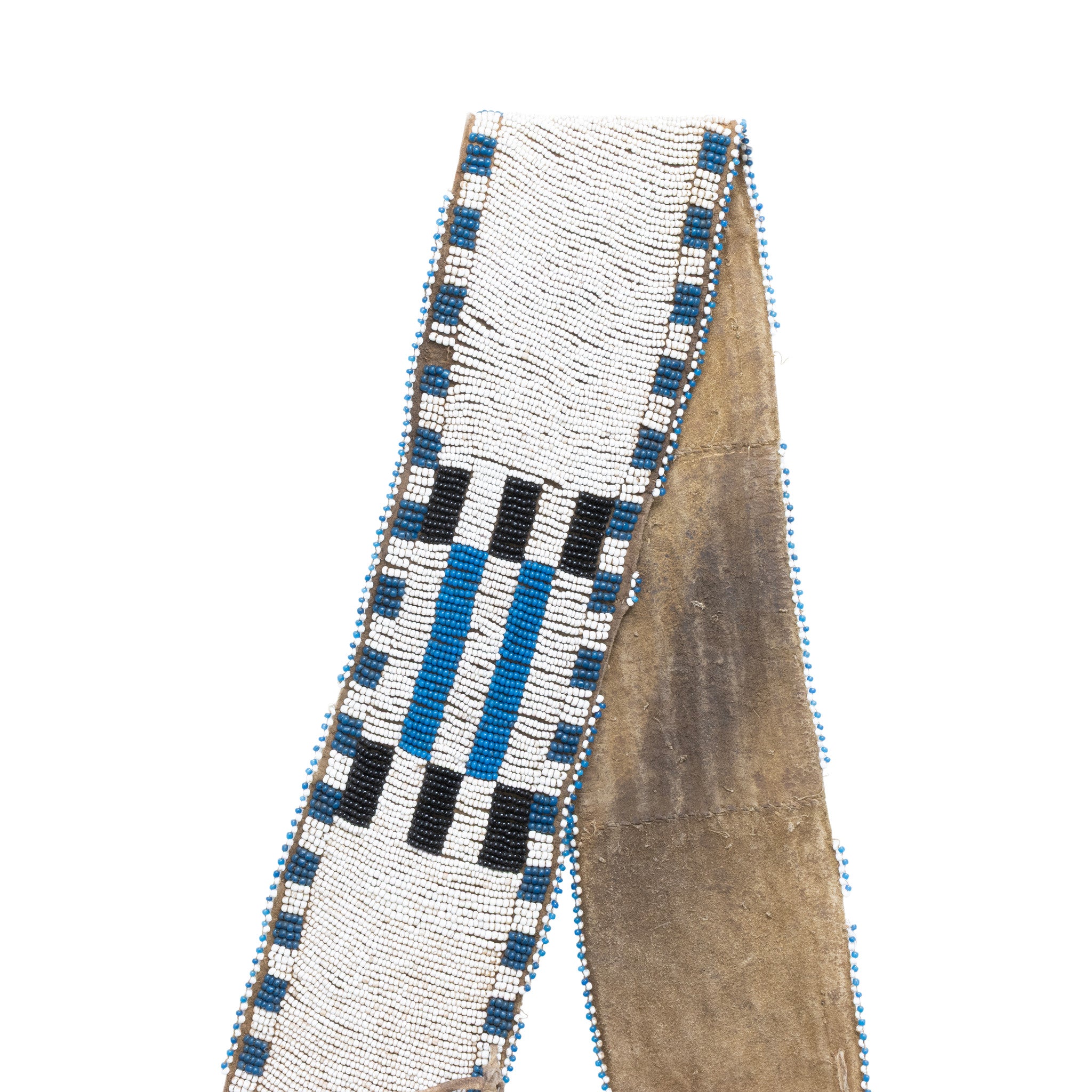 Santee Sioux Pony Beaded Shot Bag and Horn
