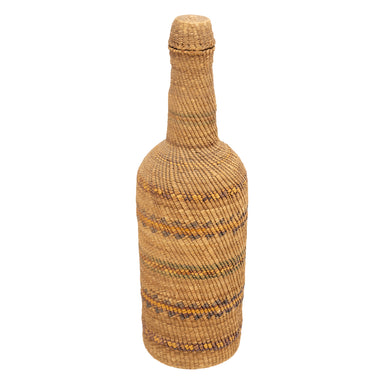 Nootka Basketry Bottle, Native, Basketry, Bottle Basket