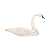 Carved Wood Swan Decoy