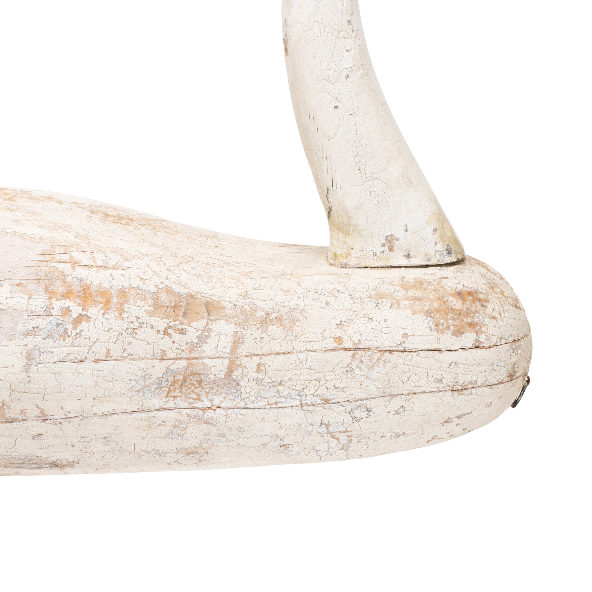 Carved Wood Swan Decoy