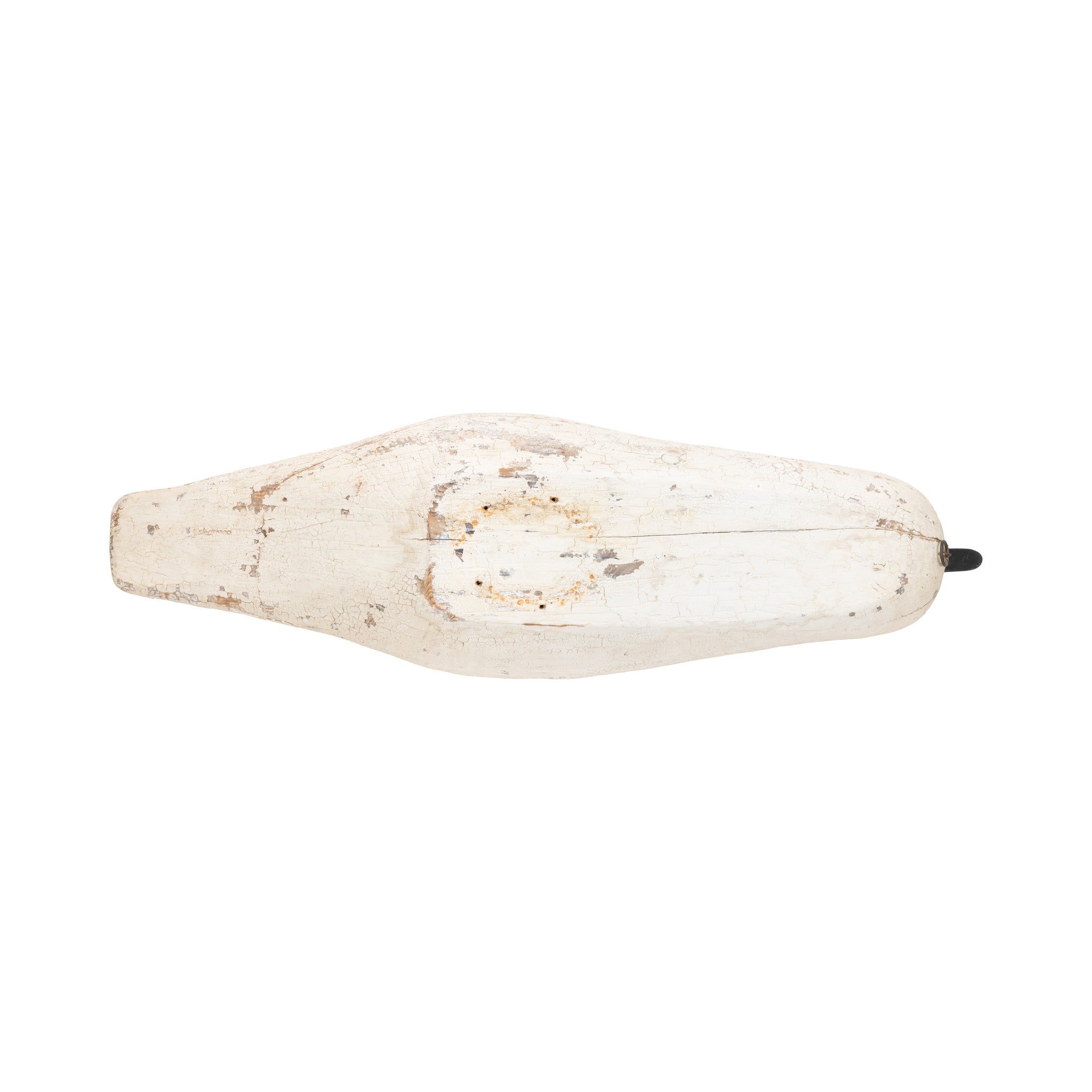 Carved Wood Swan Decoy