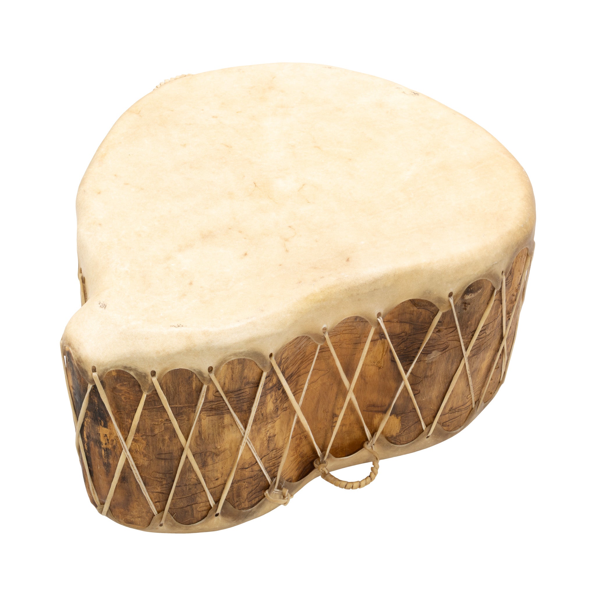 Native American Hide and Wood Drum, Native, Music Instrument, Drum
