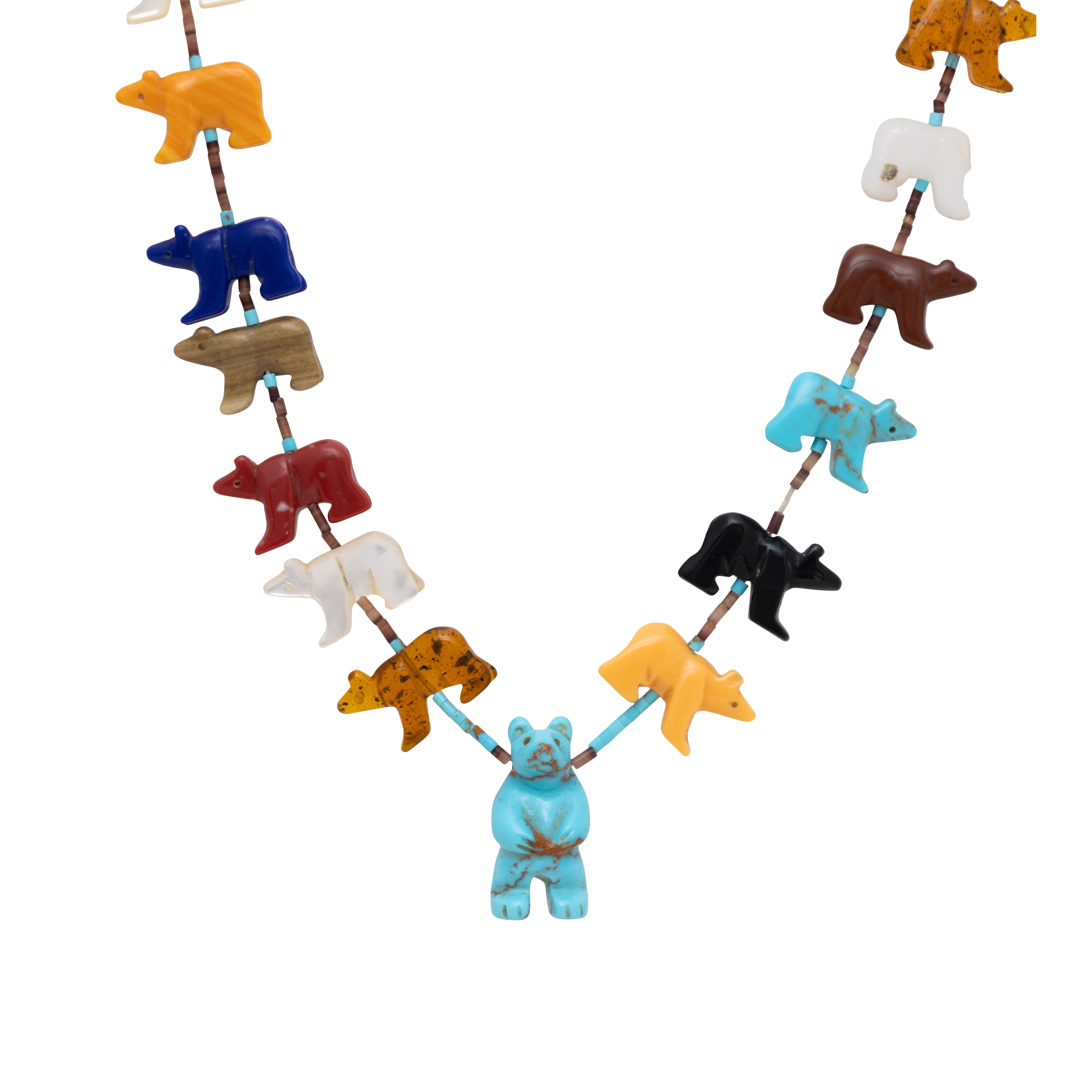 Zuni Bear Fetish Necklace