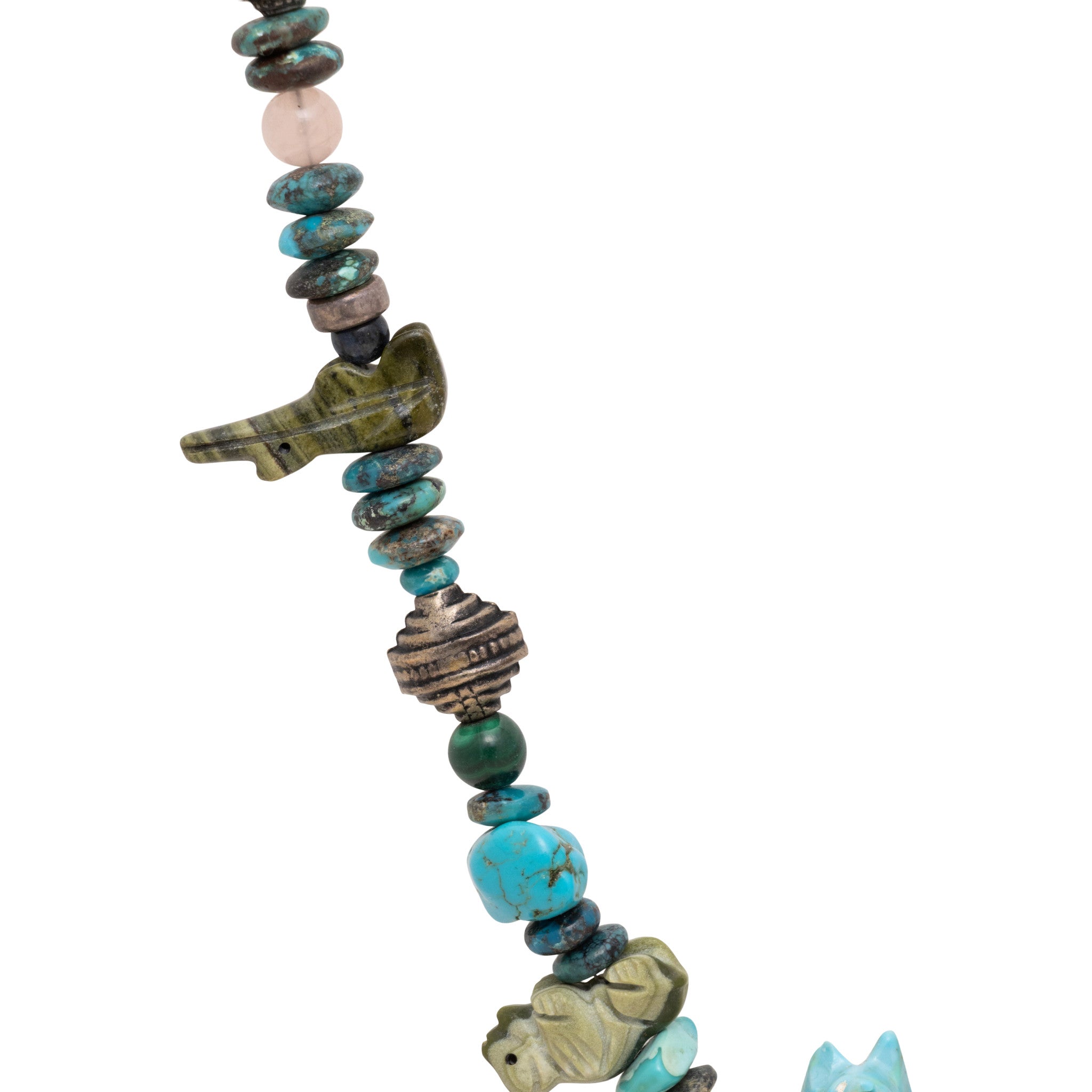 Multi-Stone Fetish Necklace