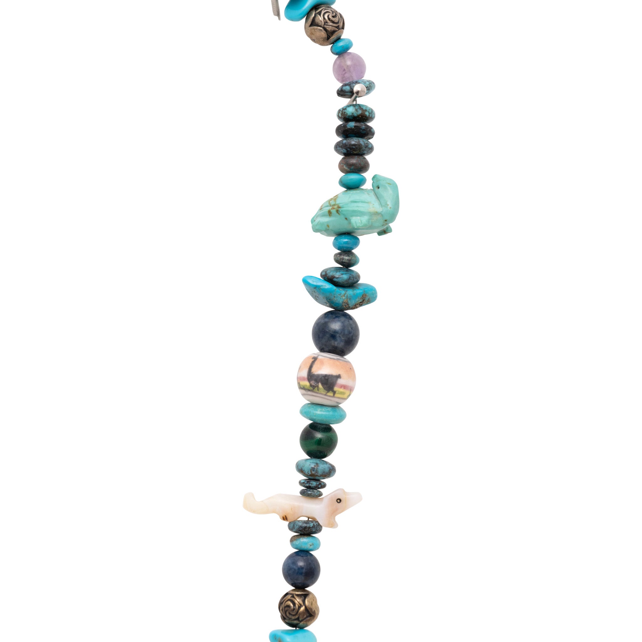 Multi-Stone Fetish Necklace