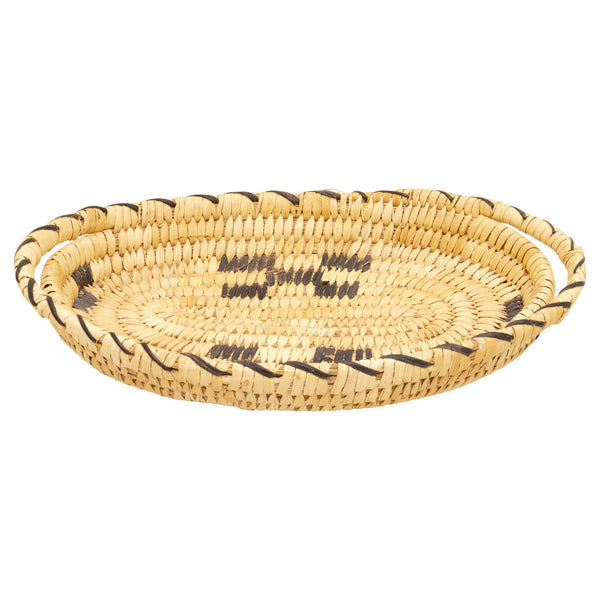 Papago Basket Tray, Native, Basketry, Plate