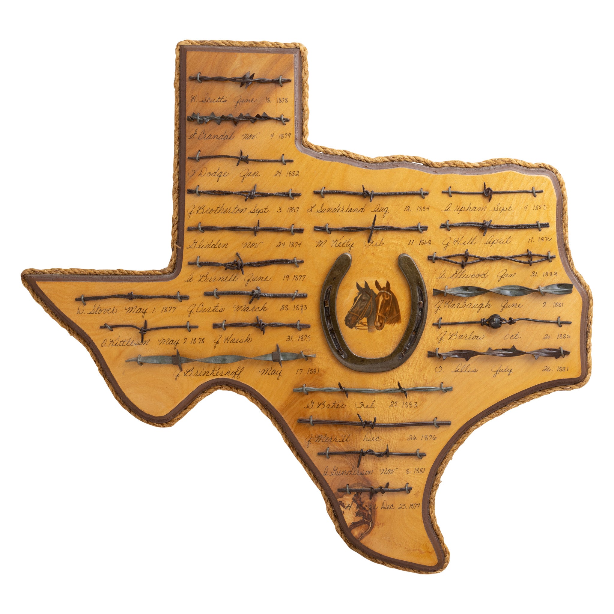 Texas Barbed Wire Display, Western, Other, Other