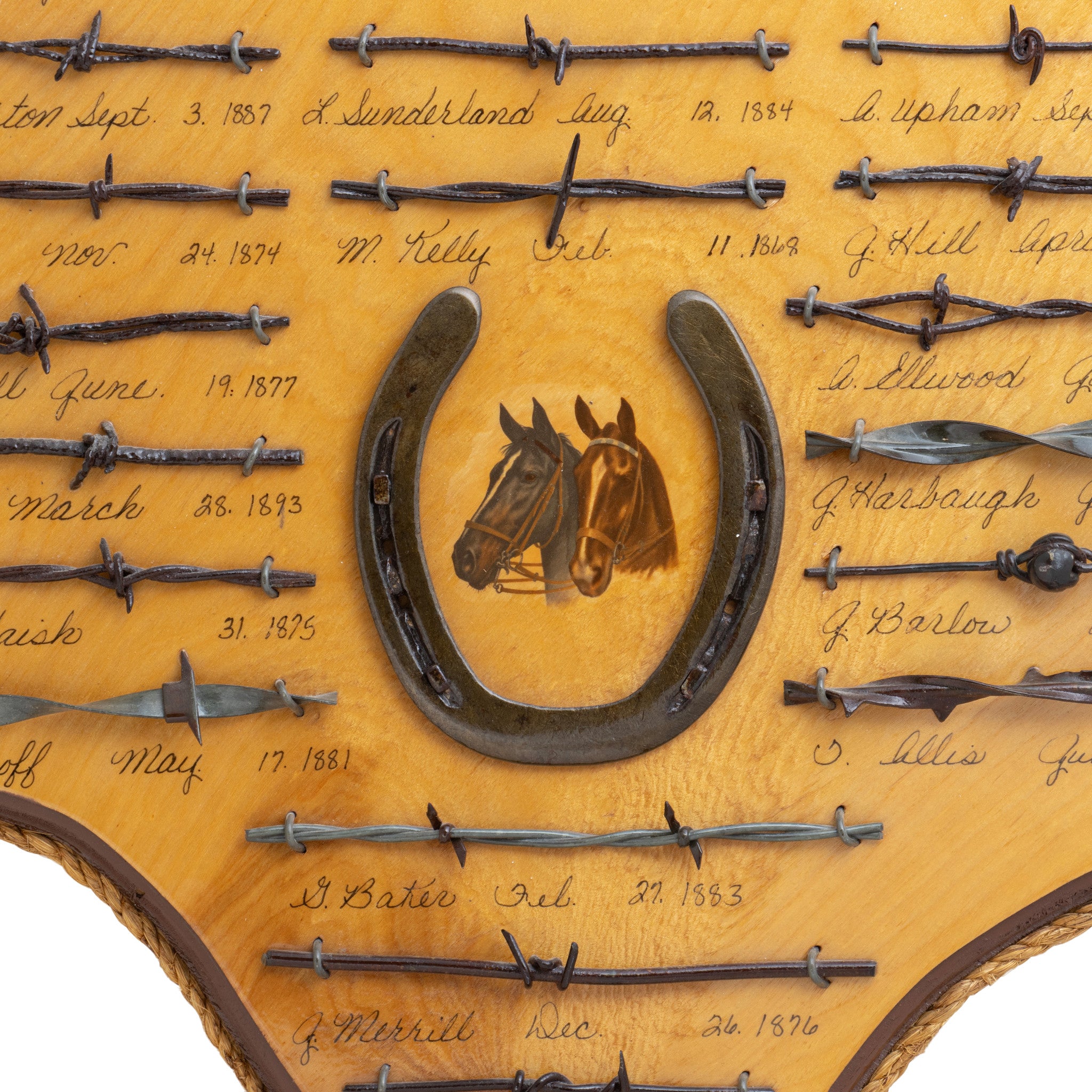 Texas Barbed Wire Display