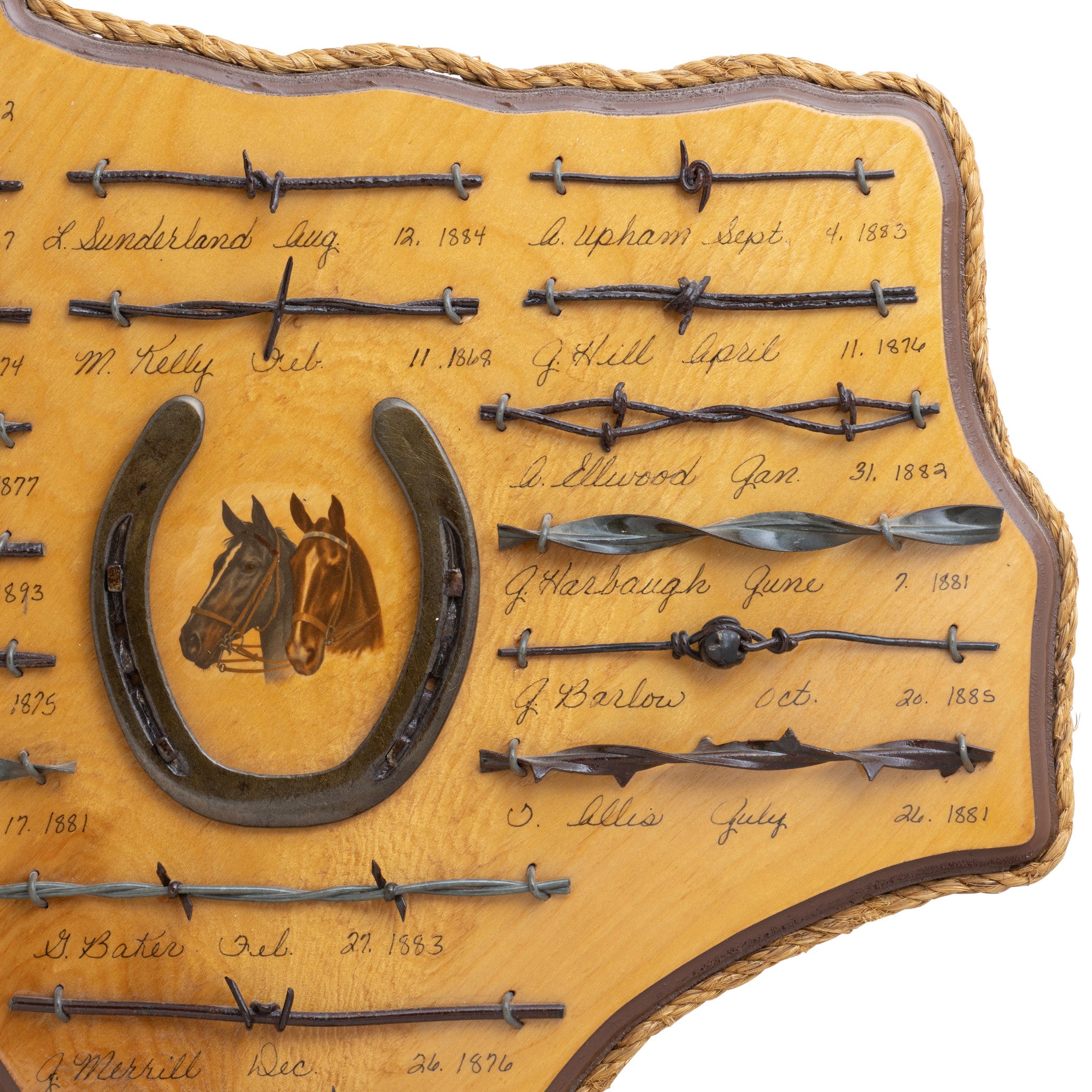 Texas Barbed Wire Display