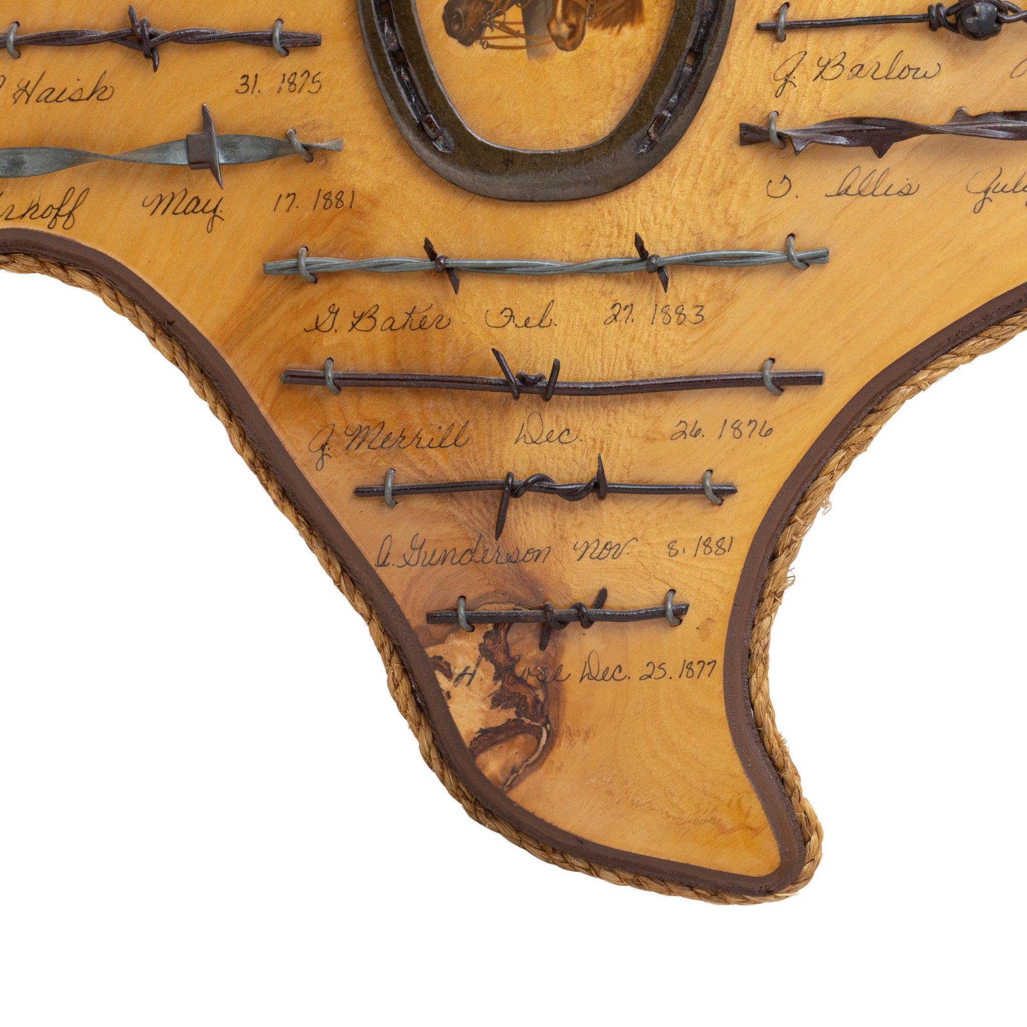 Texas Barbed Wire Display