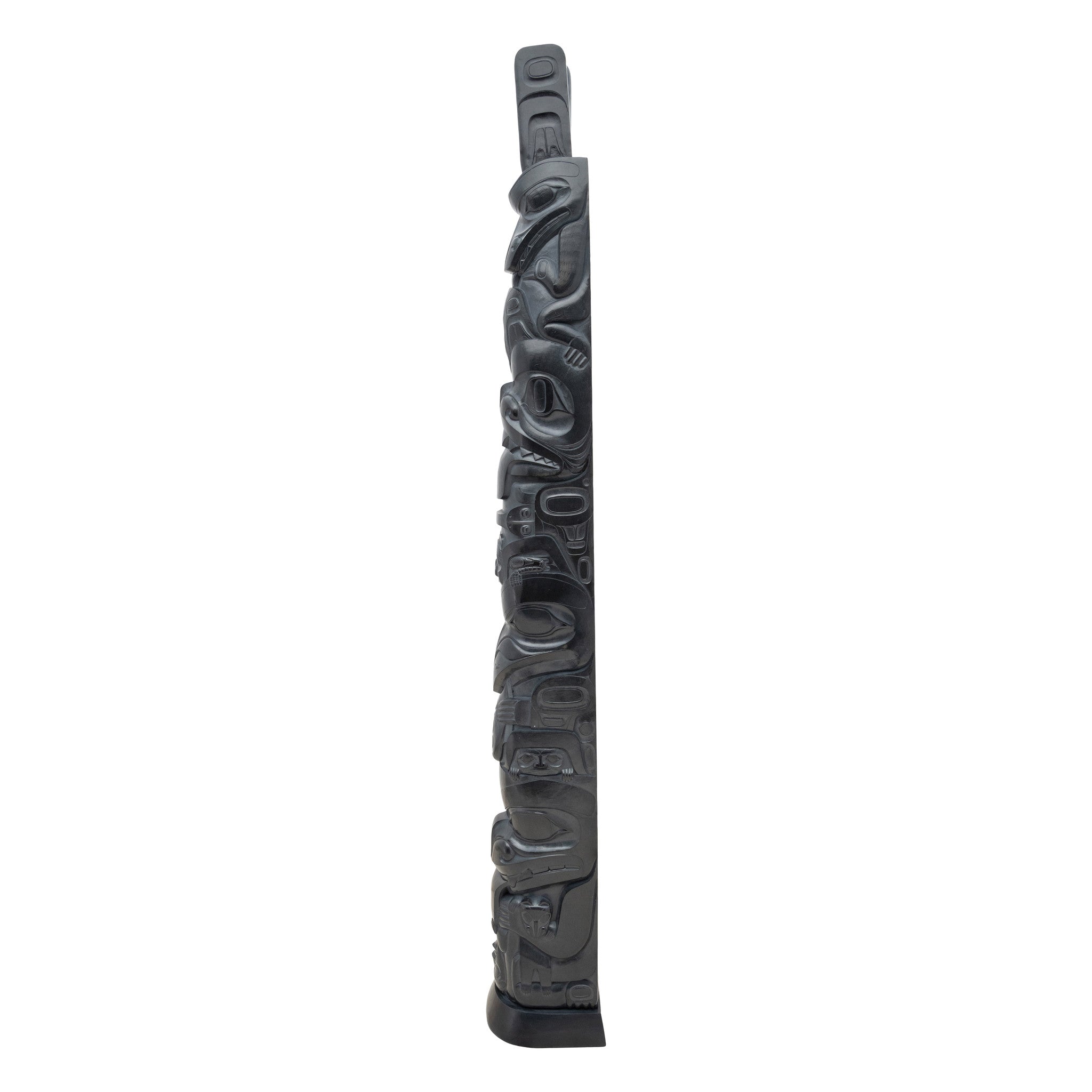 Haida Argillite Totem by Jay Simeon