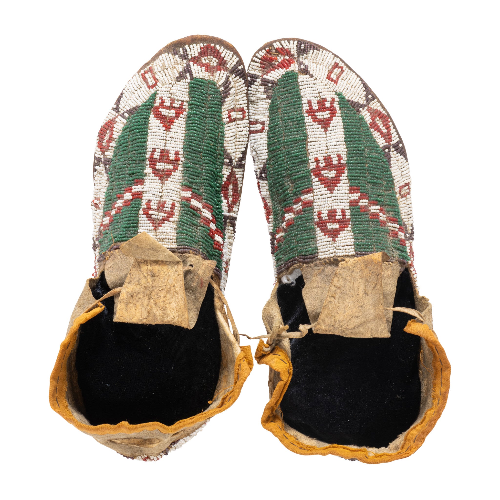 Lakota Sioux Beaded Moccasins