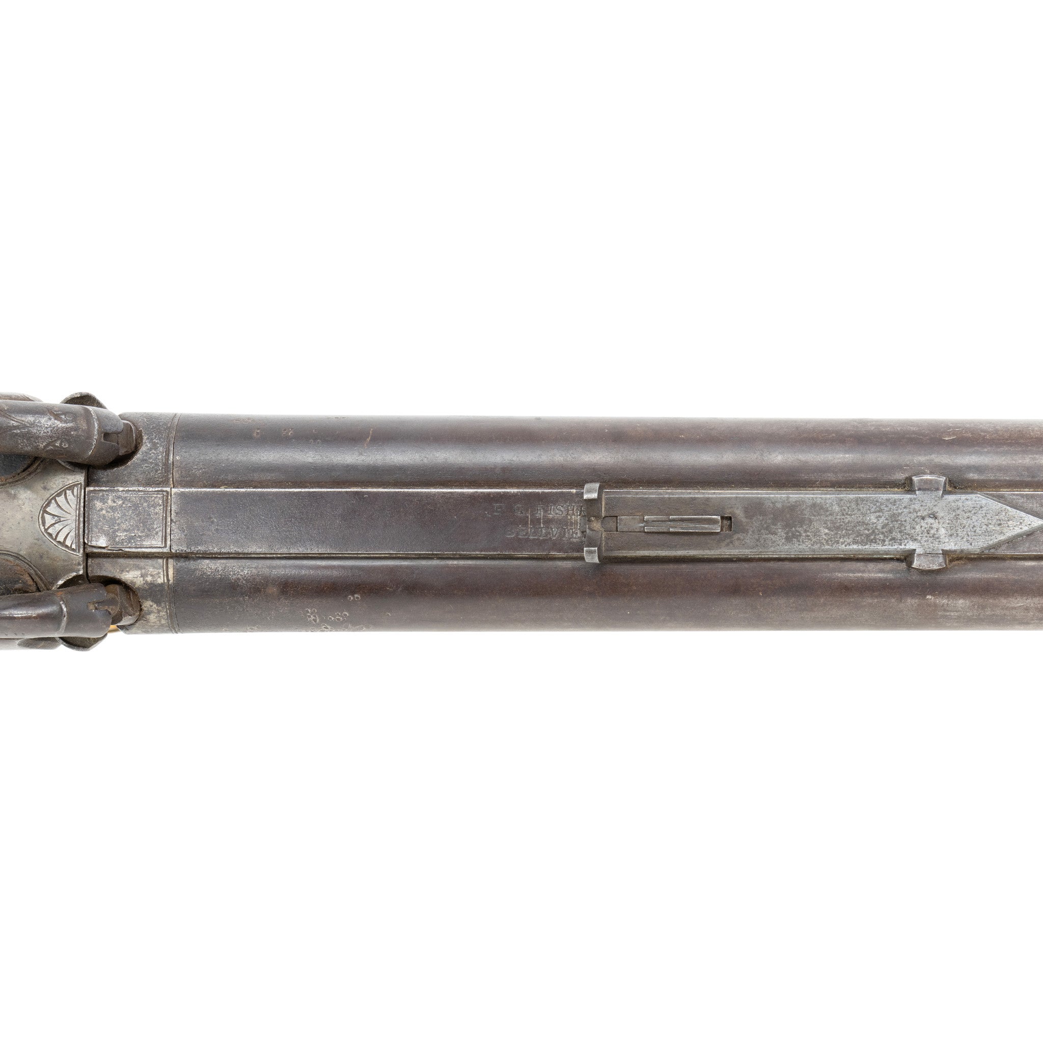 F.G. Fisher Double Barrel Percussion Rifle