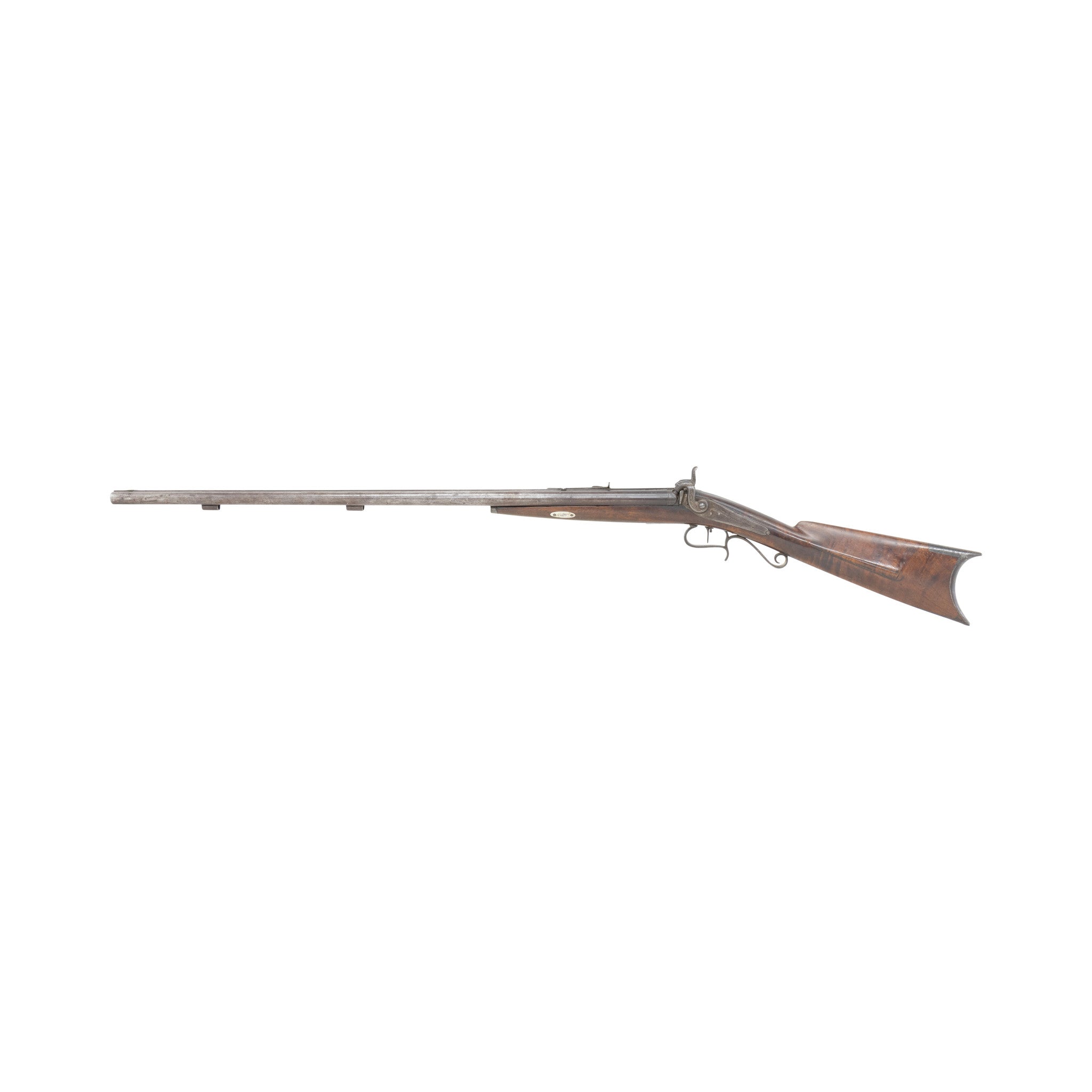 F.G. Fisher Double Barrel Percussion Rifle