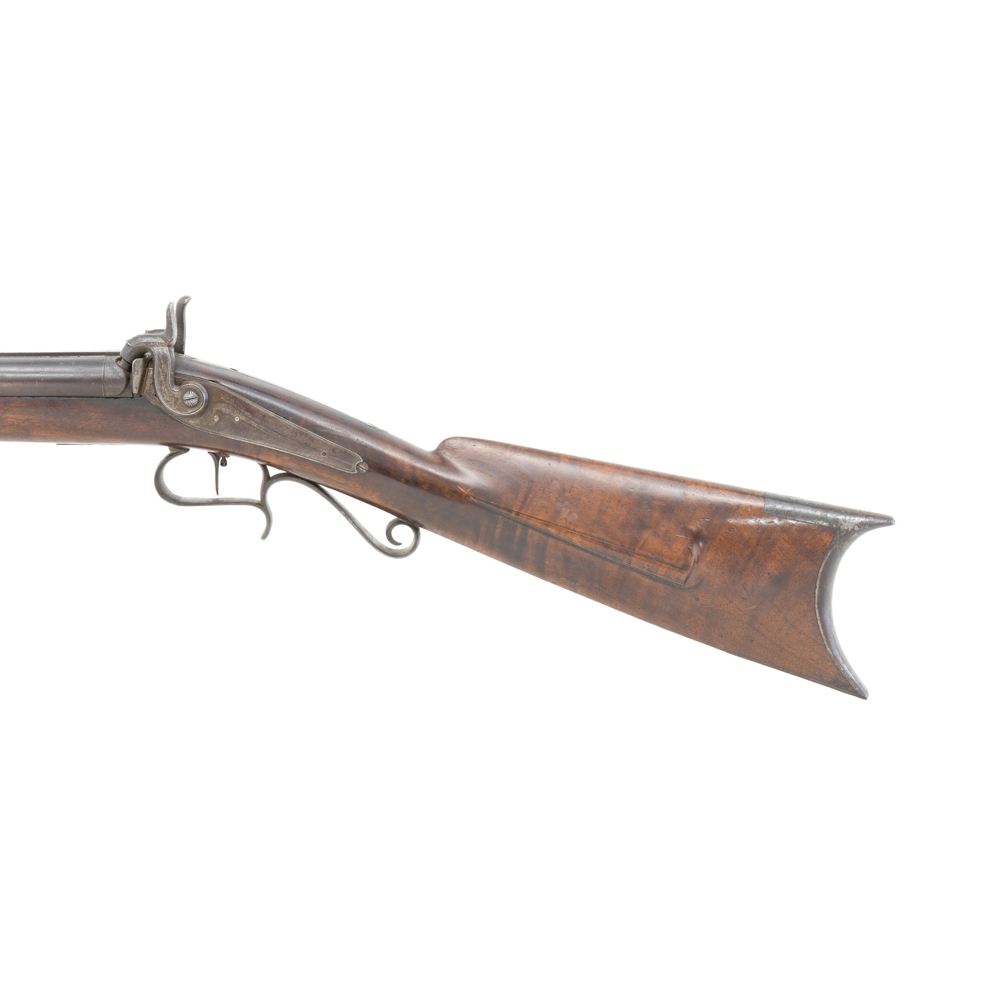 F.G. Fisher Double Barrel Percussion Rifle