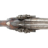 English Double Barrel Flintlock Fowler Shotgun