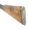 English Double Barrel Percussion Fowler Shotgun
