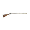 English Double Barrel Percussion Fowler Shotgun