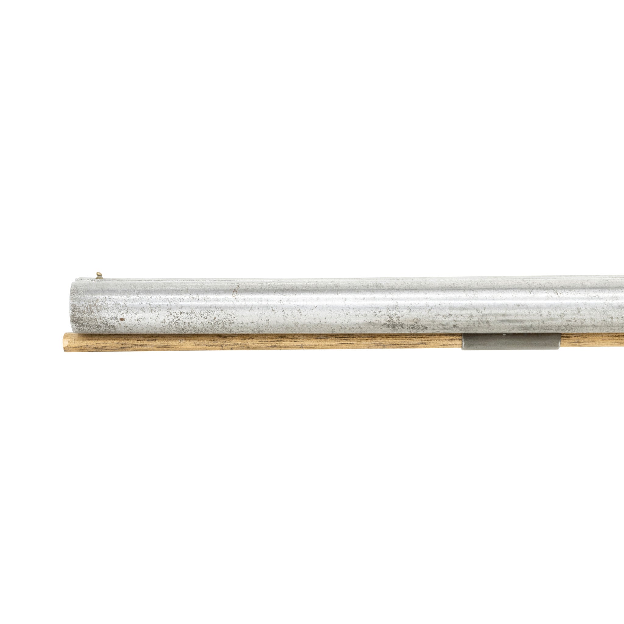English Double Barrel Percussion Fowler Shotgun