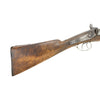 English Double Barrel Percussion Fowler Shotgun