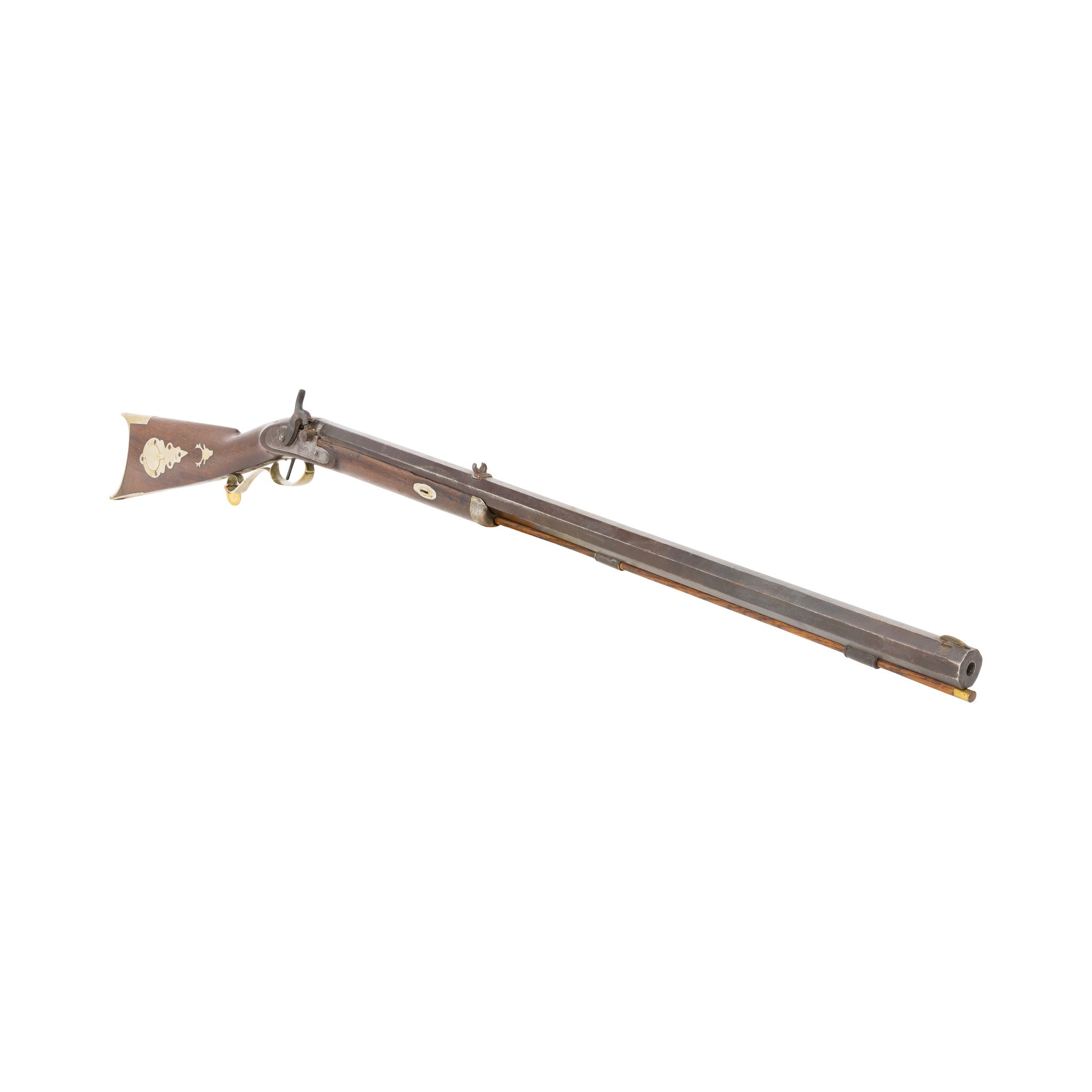 Antique Kentucky-Style Percussion Rifle, Firearms, Rifle, Muzzle Loader